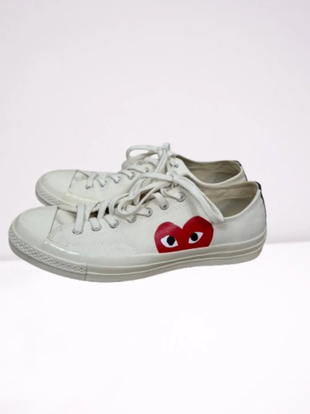 Comme des Garçons Play x Converse Men Chuck 70 Low-Top Sneakers 10.5 Worn Twice